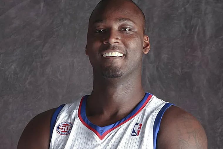 Sixers center Kwame Brown. (Steven M. Falk/Staff file photo)