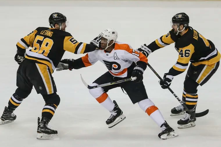The Pittsburgh Penguins are in sixth place in the NHL's Metropolitan Division and the Philadelphia Flyers are in last, but there was no doubt in the Flyers locker room that it’s still a rivalry.