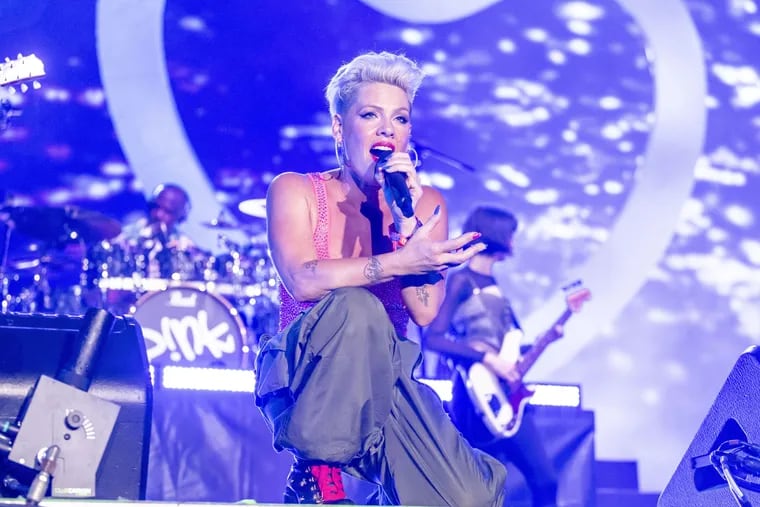 Pink will bring her Summer Carnival tour, with Brandi Carlile, Grouplove, and KidCutUp to Citizens Bank Park on Sept. 18.