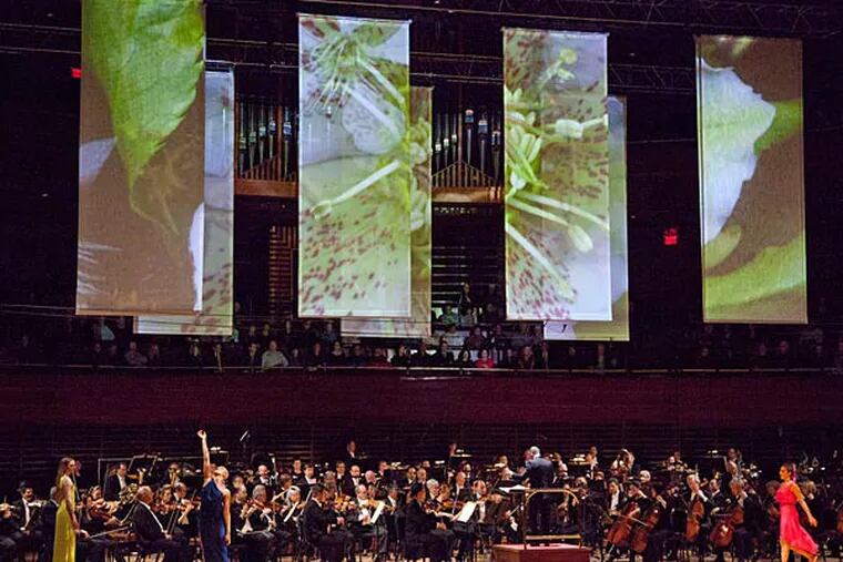 In a February performance of &quot;The Rite of Spring&quot; by the Philadelphia Orchestra, Stravinsky's score got an assist from video and an aerialist.