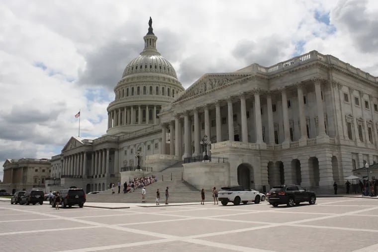 A view of the U.S. Capitol Building on July 25, 2017, in Washington, D.C. (Evan Golub/Zuma Press/TNS)