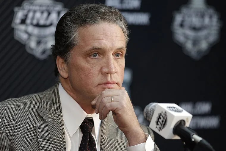 Dean Lombardi won two Stanley Cups as GM of the Los Angeles Kings.