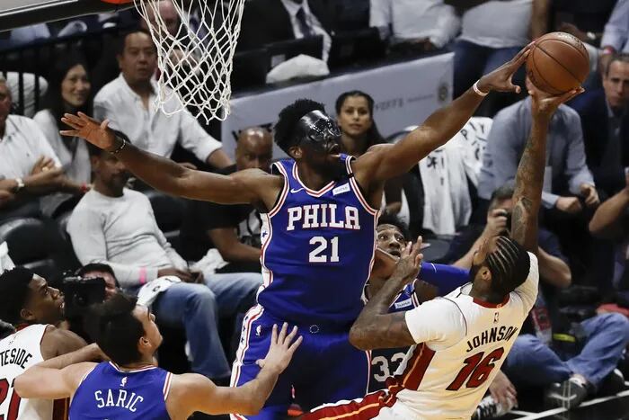 Joel Embiid Leads Sixers To Nba Playoff Victory Over Heat In First Game Back
