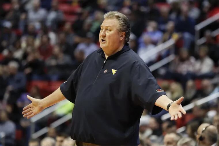 West Virginia head coach Bob Huggins is 3-3 in games against Villanova’s Jay Wright.