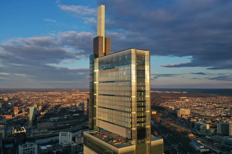 Comcast Technology Center is Philadelphia's tallest building and currently the 10th tallest building in the U.S. Comcast owns NBCUniversal, which says it will launch a streaming service in 2020.