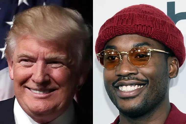 Donald Trump and Meek Mill