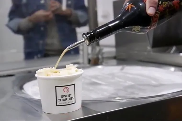 Sweet Charlie’s is offering booze-infused ice cream at its Rittenhouse shop.