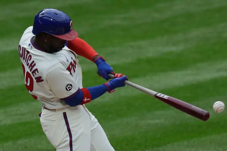 Phillies left fielder Andrew McCutchen was out of the lineup for a second game in a row Tuesday night in order to "hit the reset button" from his early-season slump, according to manager Joe Girardi.