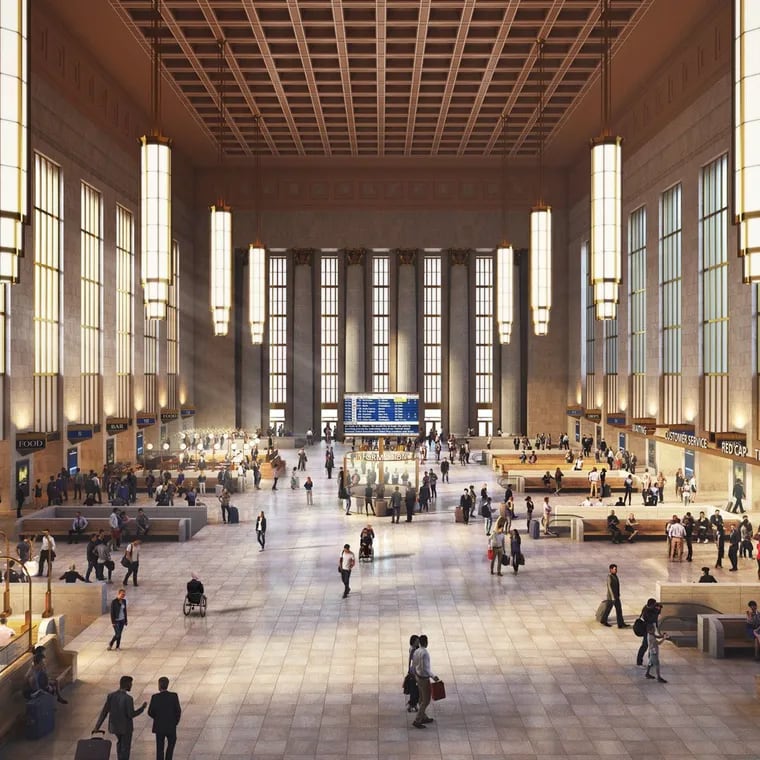 Amtrak has started a project to modernize 30th Street Station with the aim of making it a destination for people living and working nearby. The plans call for a chef-driven restaurant in the southeastern corner of the main concourse, take-out restaurants, a cafe, and bookstore.