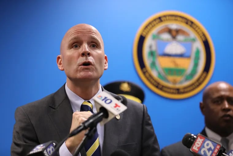 Chester County District Attorney Thomas Hogan is pushing for the dismissal of a lawsuit filed against him by the union that represents the state police.