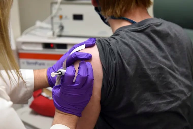 .The first patient enrolled in Pfizer's COVID-19 coronavirus vaccine clinical trial at the University of Maryland School of Medicine in Baltimore, in May.