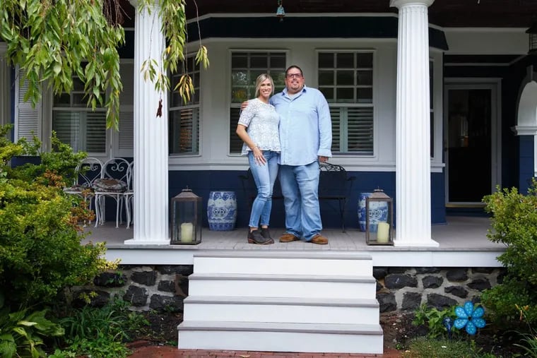 Homeowners Colleen and Collin Whelan grew up in Wayne and wanted to return there to raise their family. They have expanded  a historic 1905 house  designed by noted architect L.V. Boyd.