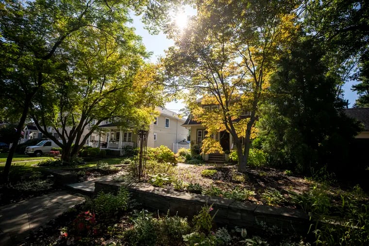 The front yard of a Dutch Colonial home in Haddonfield, N.J., in 2021. In 2022, home buyers continued to prioritize space, including yards, when searching through home listings online, according to Point2, a national real estate search portal.