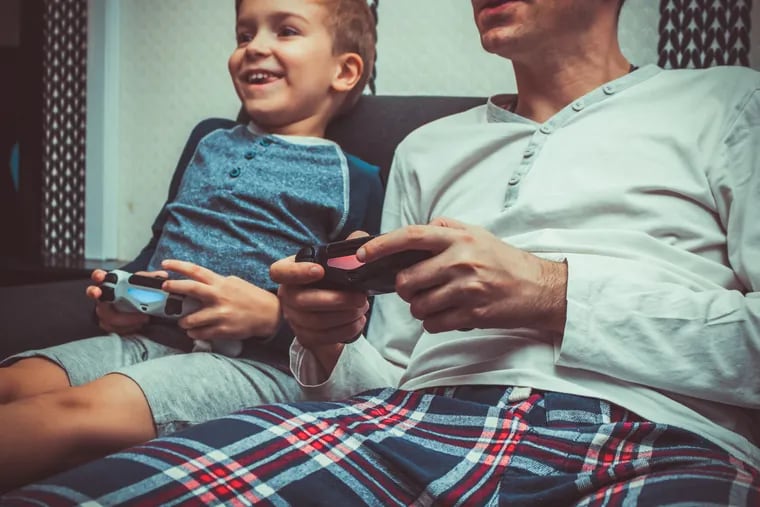 During his day off, the patient played video games with his children — for eight hours straight.