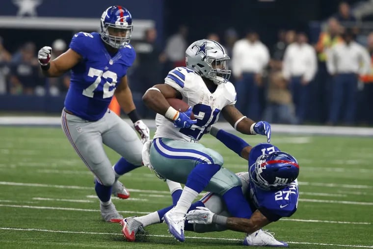 Dallas Cowboys running back Ezekiel Elliott will play Sunday night against the New York Giants before possibly serving a six-game suspension due to domestic violence accusations.