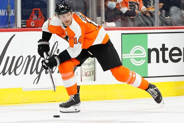 Sean Couturier scores 16th goal, Flyers top Red Wings 4-3 – The Times Herald