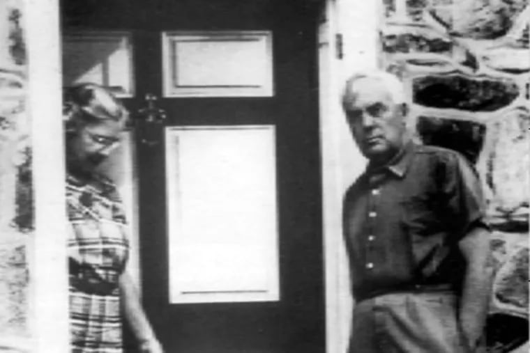 Laura and Albert Barnes at their summer home called Ker-Feal.