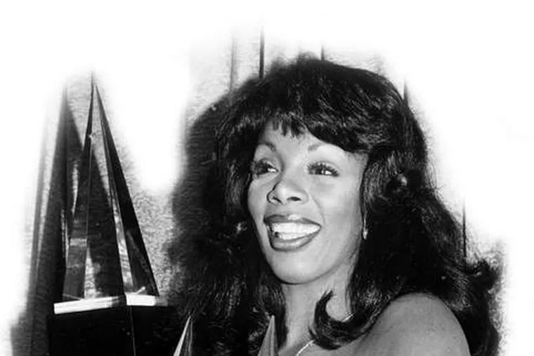 Donna Summer at the American Music Awards in 1979. Associated Press, File