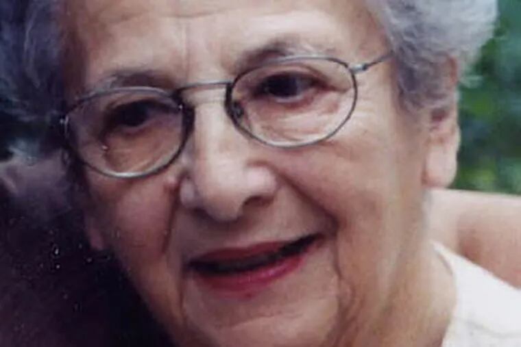Sophie S. Levitt, 92, of Melrose Park, died Oct. 22.