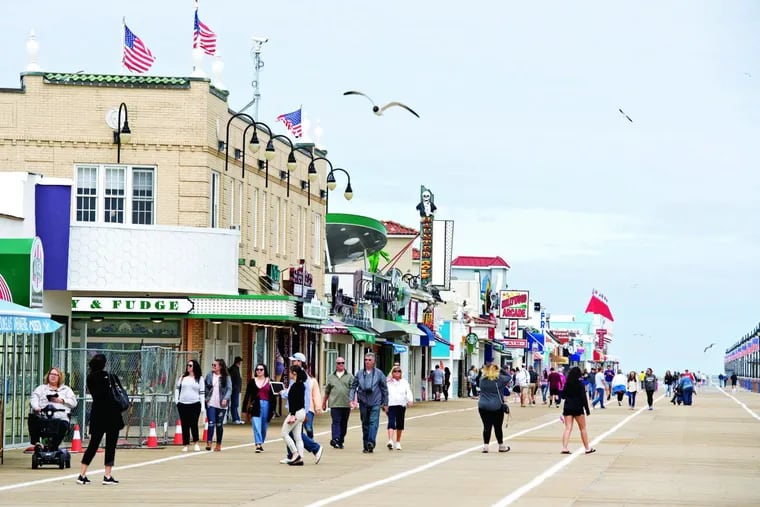 The Ocean City boardwalk.  In February, the owner of Manco &amp; Manco was also sentenced to prison for tax evasion.