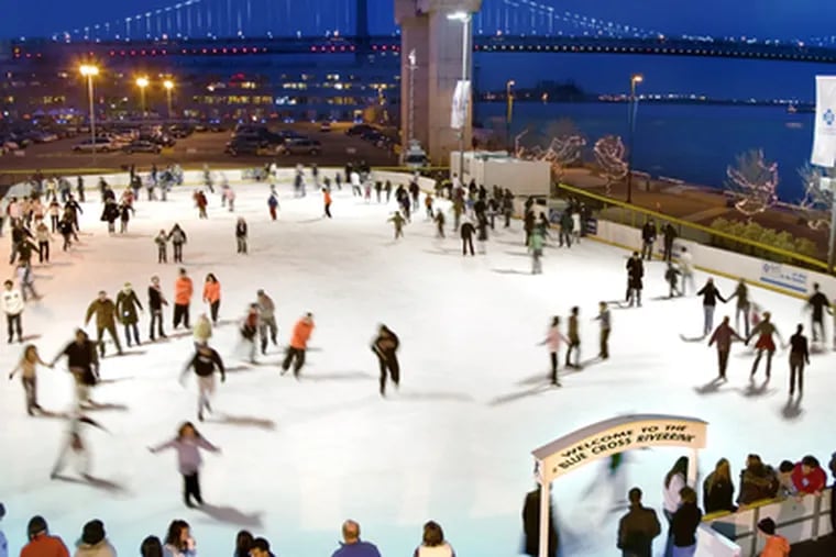 The Please Touch Museum will hold its annual Countdown to Noon celebration, left, beginningat 11:15 a.m. Wednesday. The 15th annual Blue Cross RiverRink New Year&#0039;s Eve Party on Ice will begin at 11 p.m. Wednesday at Penn&#0039;s Landing.