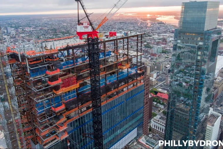 There isn’t much new construction planned for Philadelphia after the Comcast Technology Center is completed this winter.