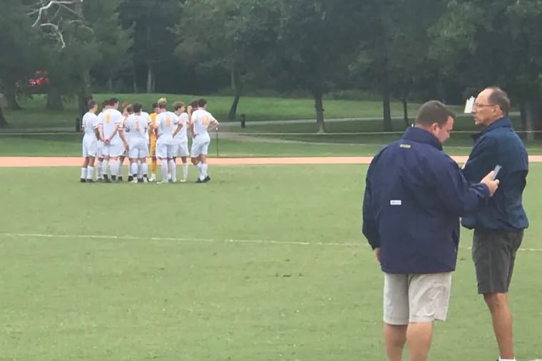 The Penn Charter boys' soccer team held off Council Rock South, 3-1, on Monday.