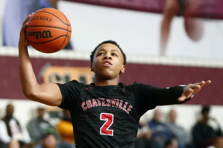Coatesville sophomore guard Jhamir Brickus is averaging 19.5 points per game entering the PIAA District 1 Class 6A playoffs.