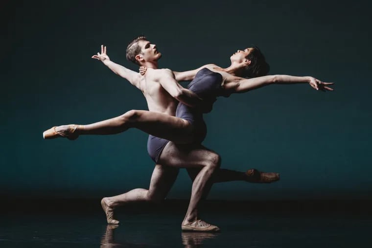 BalletX dancers Zachary Kapeluck and Caili Quan.