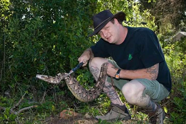 Robert Keszey (pictured here) and business partner Robroy MacInnes were charged in a two-count indictment with conspiracy to traffic in endangered and threatened reptiles. (keszeybrothers.com)