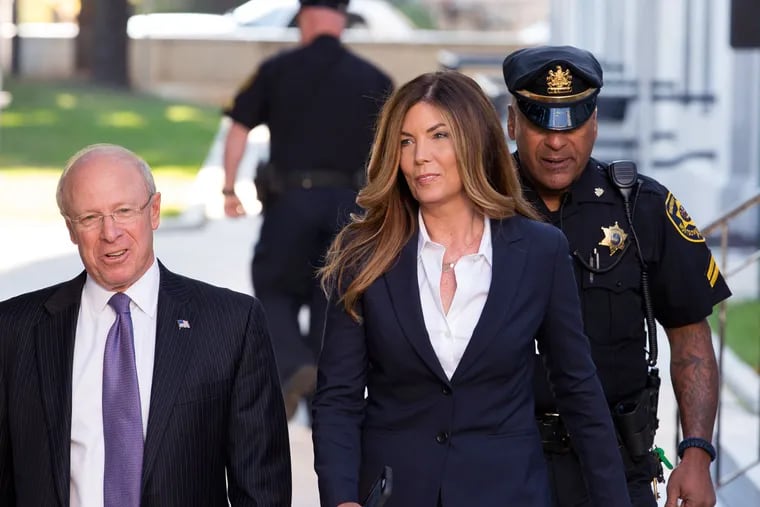 Former state Attorney General Kathleen Kane arrives at the Montgomery County Courthouse in Norristown on Oct. 24, 2016.
