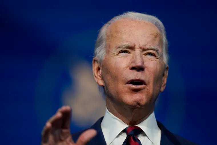 President-elect Joe Biden announces his climate and energy team nominees and appointees at The Queen Theater in Wilmington Del., Saturday, Dec. 19, 2020.