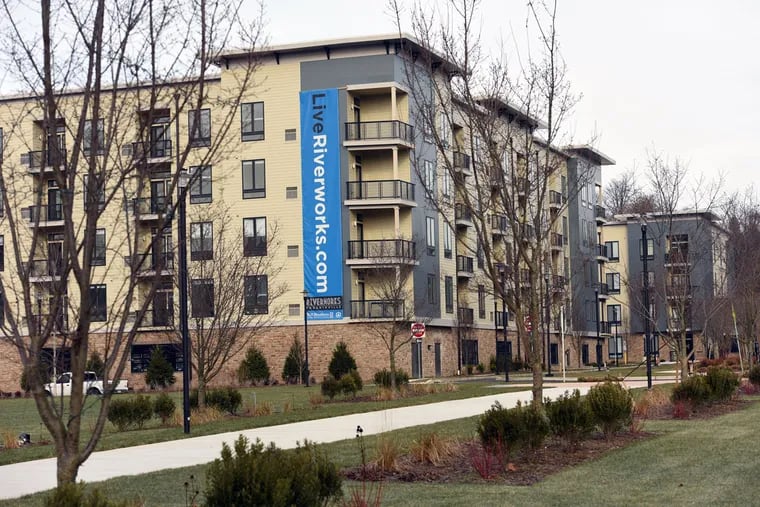 Amenity-laden complexes such as Riverworks, a Toll Bros. project under construction in Phoenixville, are experiencing no trouble attracting renters.