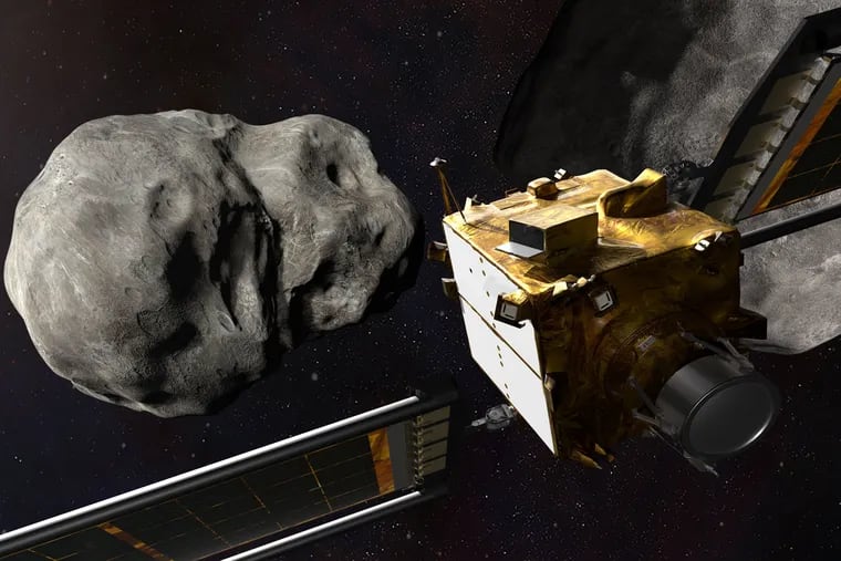 NASA is launching the DART spacecraft in November to redirect the path of an asteroid, a proof of concept should any such rocks ever come too close to Earth. No asteroids pose any risk in the near future, including one that will whiz past Earth on Saturday, 2.6 million miles away.