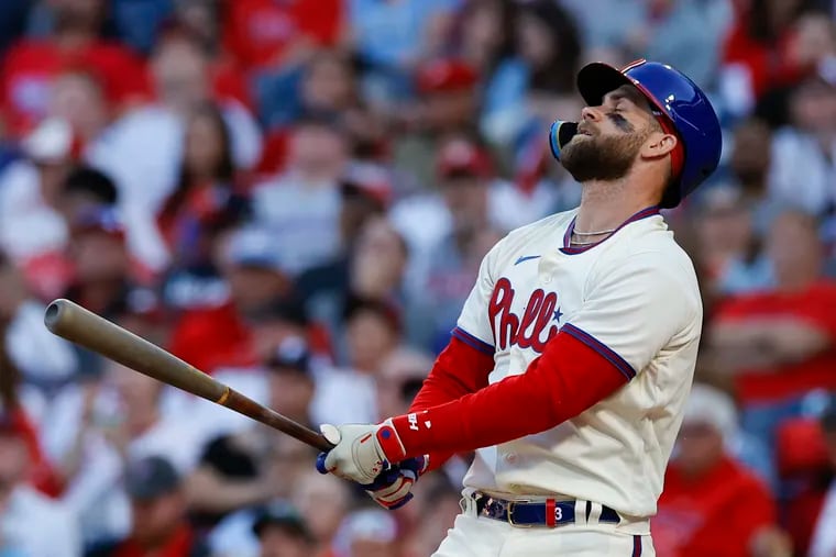 The Phillies and Bryce Harper, who is batting .175 in September, are struggling into the final week of the season.