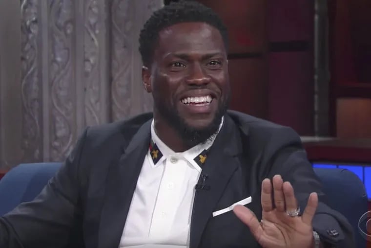 Kevin Hart appears on ‘The Late Show’ on June 5, 2017.