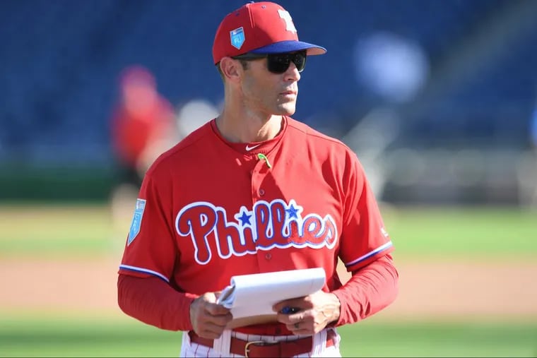 Gabe Kapler will be using analytics to position the Phillies defense. He had Tommy Joseph play two different outfield positions on Tuesday as part of that strategy.