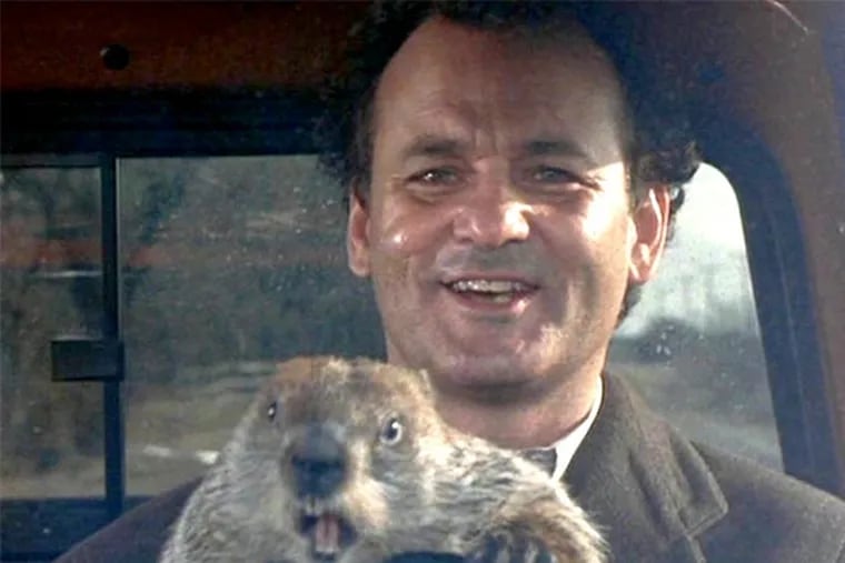 Bill Murray in a scene from "Groundhog Day."