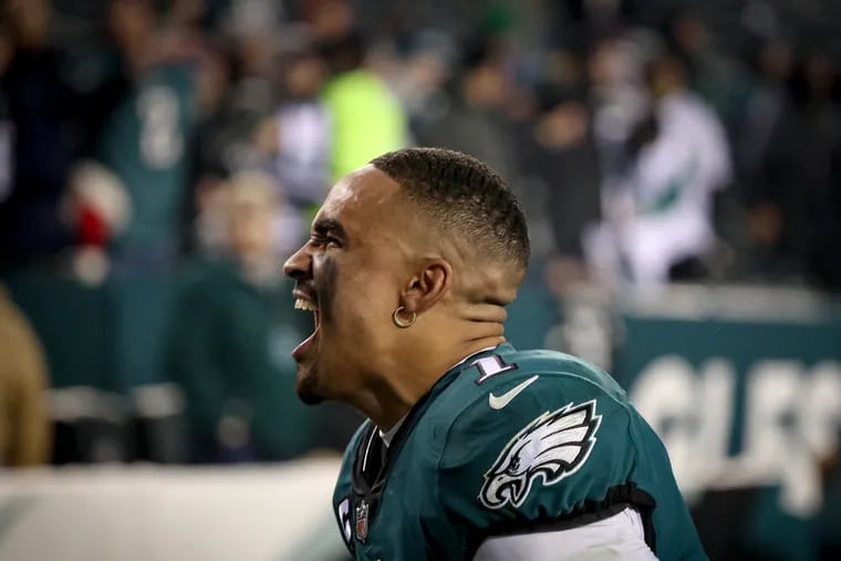 Jalen Hurts will be the youngest starting playoff quarterback in Eagles history when he takes the field Sunday against Tampa Bay. Years of on-field triumph and heartbreak through high school and college, and his resilience through all of it, have brought him to this moment.
