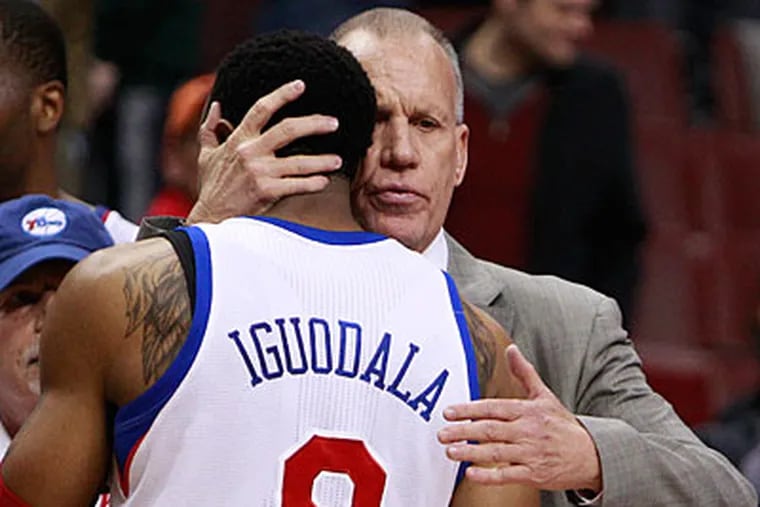 The Sixers, currently eighth in the East, are fighting to stay in the playoff race. (Ron Cortes/Staff Photographer)