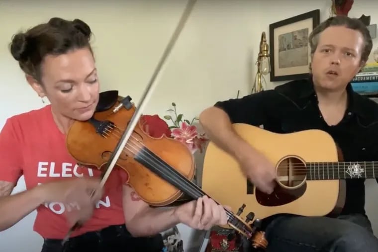 Nashville musicians Amanda Shires and Jason Isbell in their Mighty Song Writers video for the Philadelphia educational nonprofit Mighty Writers.