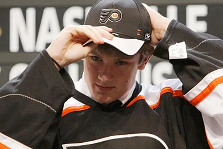 James van Riemsdyk is one of nine Flyers first round picks since 2000 playing in the NHL. (Kiichiro Sato/AP)