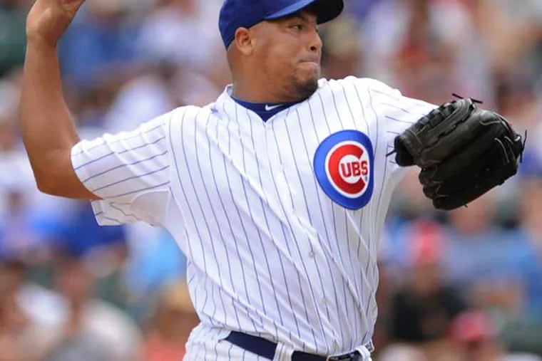 The Phillies have signed former Chicago Cubs ace Carlos Zambrano to a minor-league deal. (Paul Beaty/AP file photo)