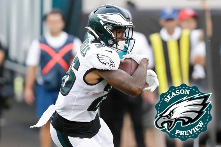 Second-round pick Miles Sanders is part of the Eagles' attempt to improve their running game in 2019.