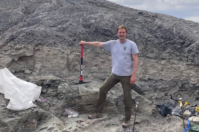 Tredyffrin Township native Ben Kligman led a team of fossil-hunters that discovered a rare worm-like creature from 220 million years ago, which he dubbed "funky worm" after a song by that name from 1973.