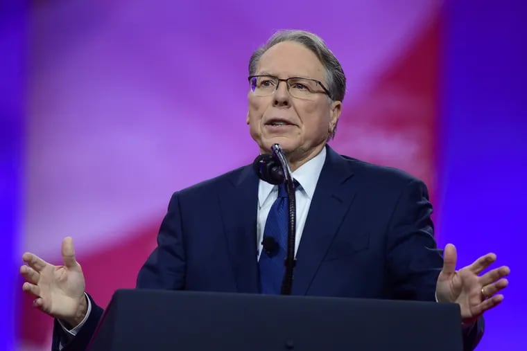 Wayne LaPierre, executive vice president of the National Rifle Association. The NRA, which has been rocked by allegations of exorbitant spending by top executives, also directed money in recent years to members of its board - the very people tasked with overseeing the organization's finances. (Ron Sachs/CNP/Zuma Press/TNS)