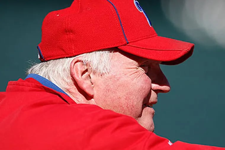 The 2011 season will be Charlie Manuel's 49th season drawing a paycheck from baseball in some form. (David Maialetti/Staff file photo)