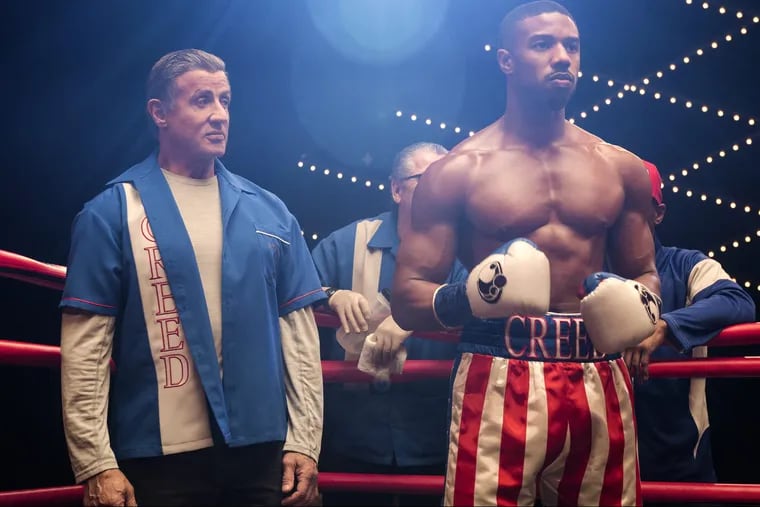 Sylvester Stallone stars as Rocky Balboa and Michael B. Jordan as Adonis Creed and in.CREED II, a Metro Goldwyn Mayer Pictures and Warner Bros. Pictures film