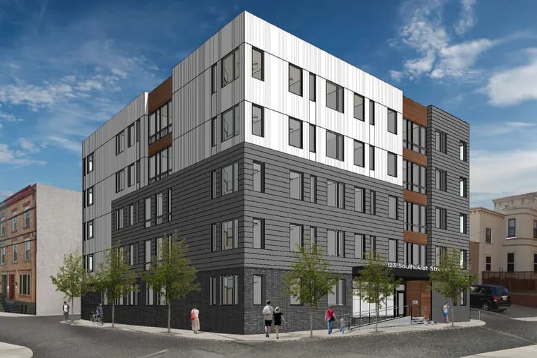 Artist’s rendering of Campus Apartments project at 41st and Sansom Streets.
