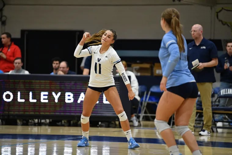 Andrea Campos, the daughter of Mexican soccer legend Jorge Campos, is making a name for herself as a member of Villanova's volleyball team.